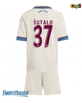 Ajax Josip Sutalo #37 Echipament de Fotbal Replică 2025-26 Copii Treilea (+ Șorturi)